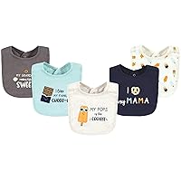 Vista 8 de Hudson - Babero unisex de algodón para bebé, baberos de algodón, talla única , Cactus rosa