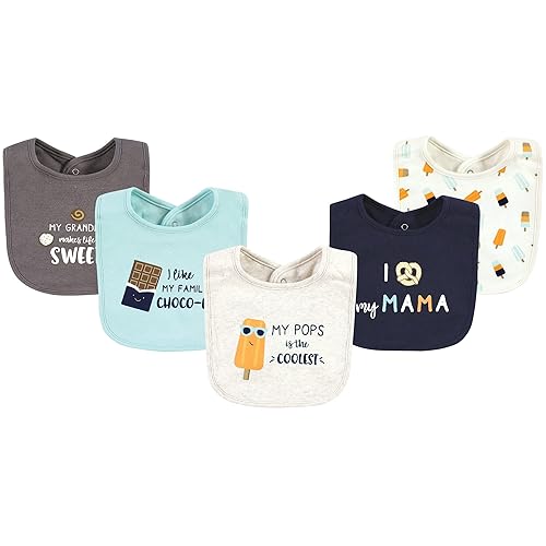 Miniatura 7 de Hudson Baby - Baberos unisex de algodón para bebés, Caballeros, talla única