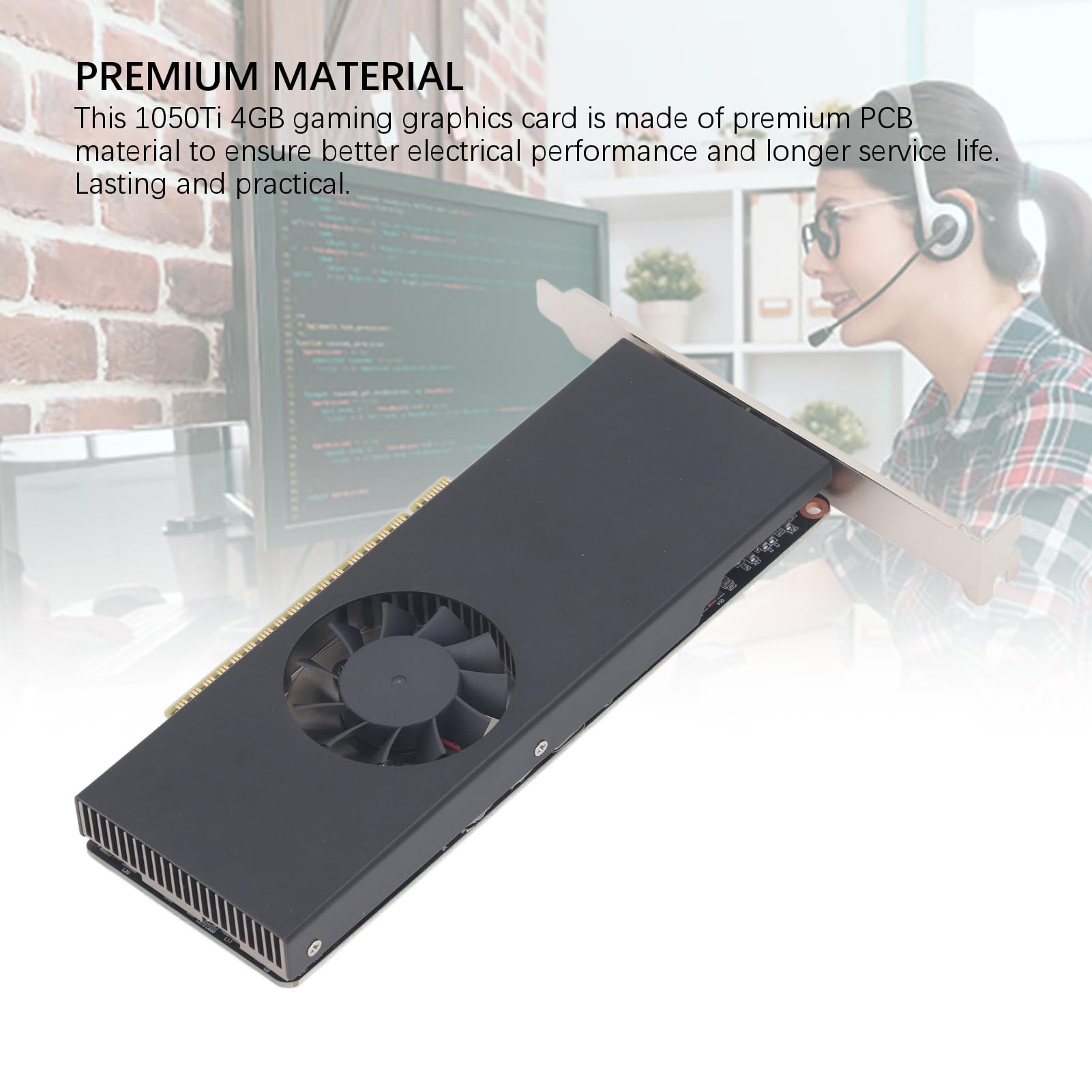 Amazon | for GeForce GTX1050Ti 4GB グラフィックス カード、GDDR4