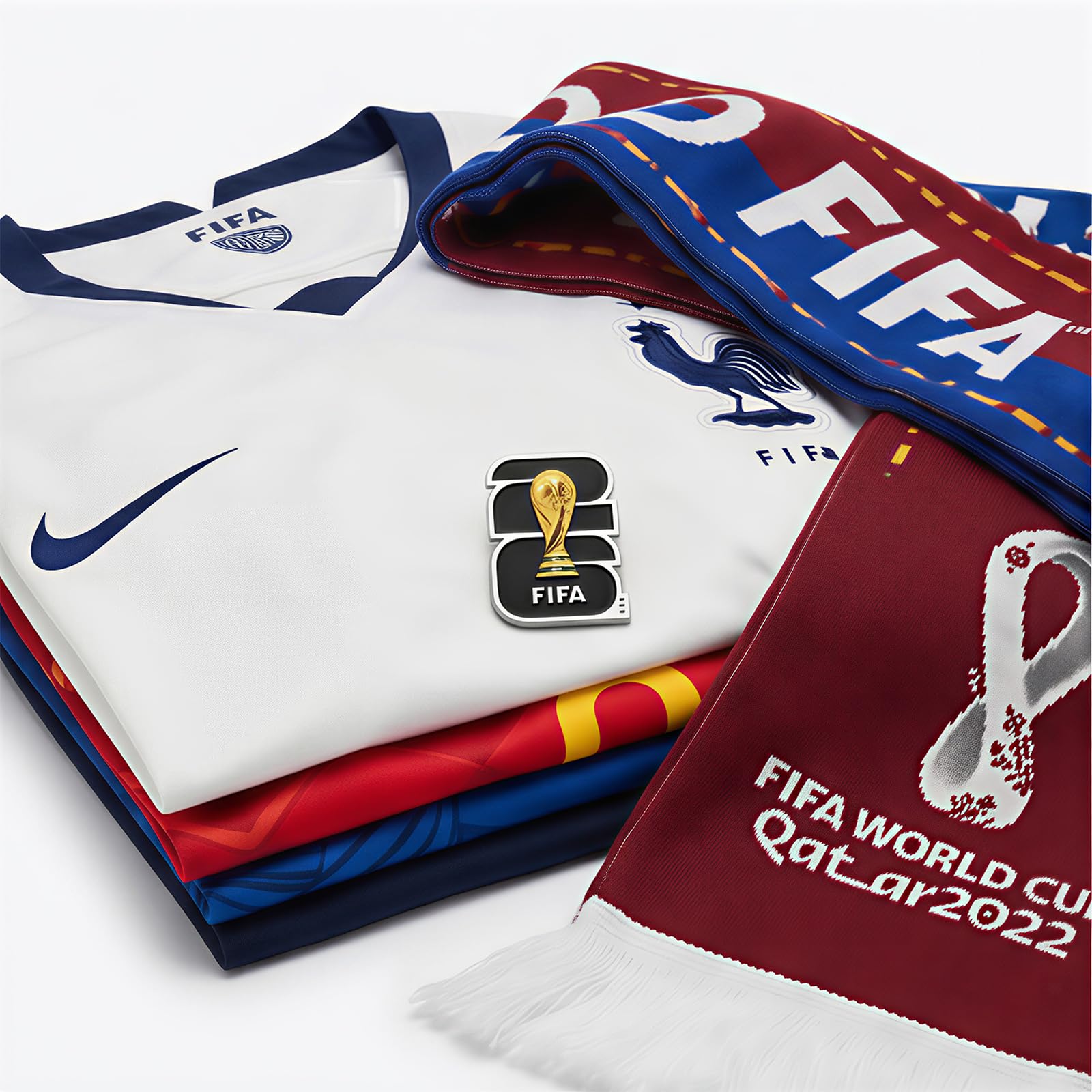 Pin Oficial FIFA Copa del Mundo 2026 – Souvenir & Artículo de Fan con Motivo Trofeo – Aleación de Aluminio, Ideal para la Copa del Mundo 2026, FIFA World Cup 2026 Official Gift - 5