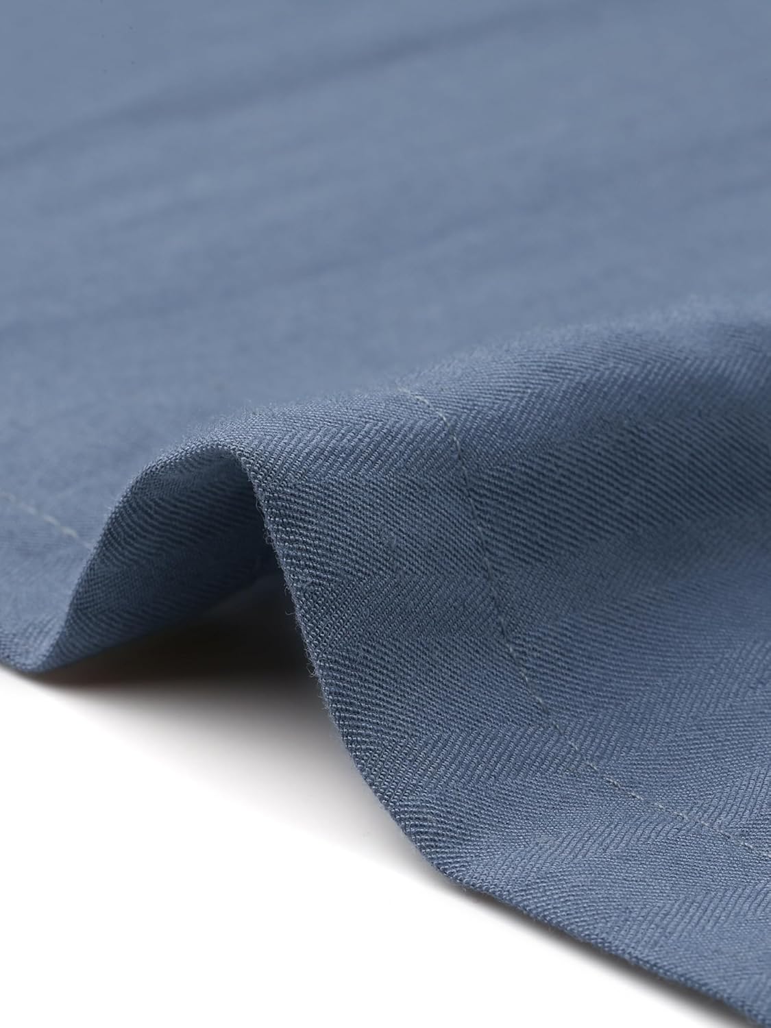 Seta T Women's Linen Dress Summer Short Sleeve V Neck Boho Sundress Casual Loose Flowy Beach Midi Dresses - Image 5