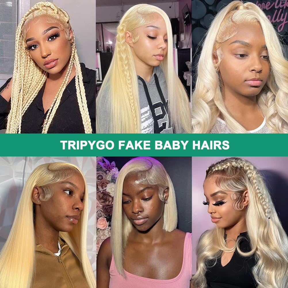 Amazon.com : TRIPYGO Edges Hair 613 Blonde HD Lace Baby Hair