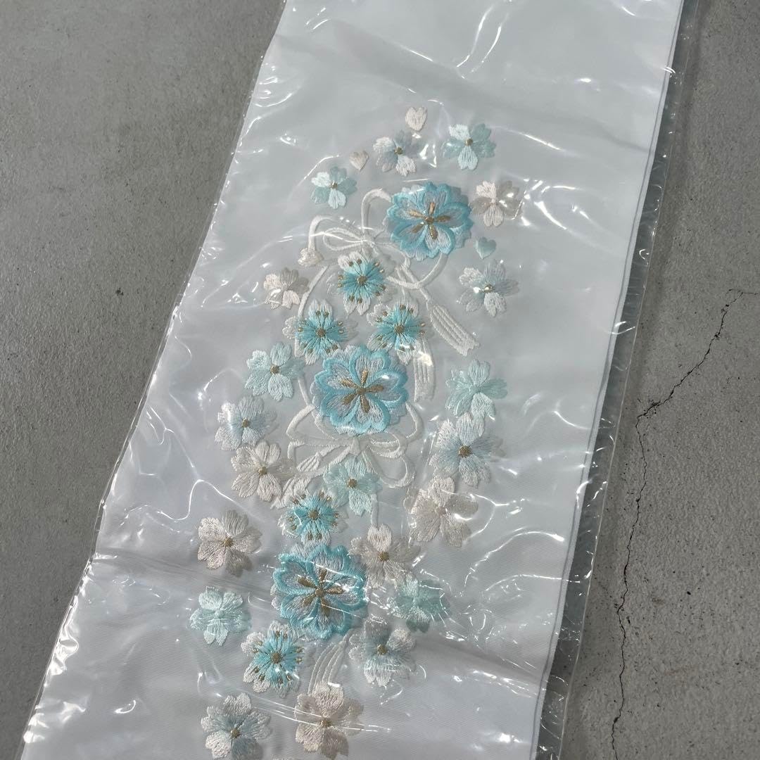 振袖 仮絵羽 京友禅 刺繍 金彩 紋意匠 薔薇 正絹 未仕立て 八掛付き