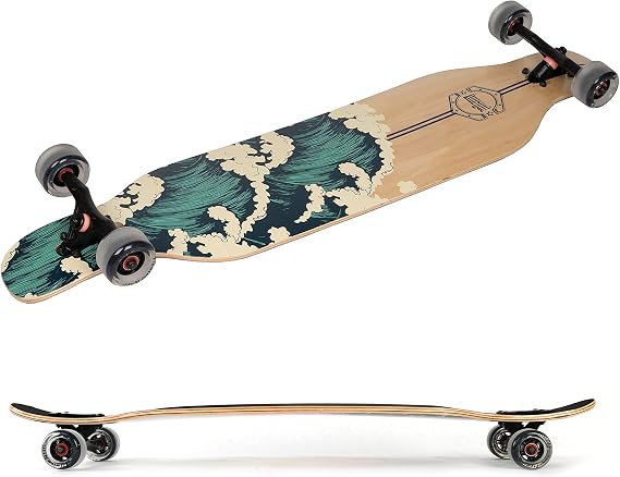42 Complete Longboard Drop Thru Deck Concave Cruise Professional Longboard
