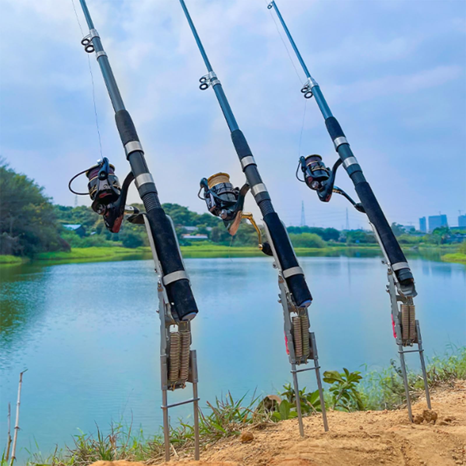 Snowtain 2Pcs Portacanne da Pesca,Pesca Mount Porta Canna,Supporto per Canna da Pesca Supporto