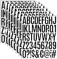 Vista 13 de 810 piezas de 10 hojas de calcomanías de vinilo para letras, calcomanías autoadhesivas para buzón, letreros, ventanas, puertas, automóviles