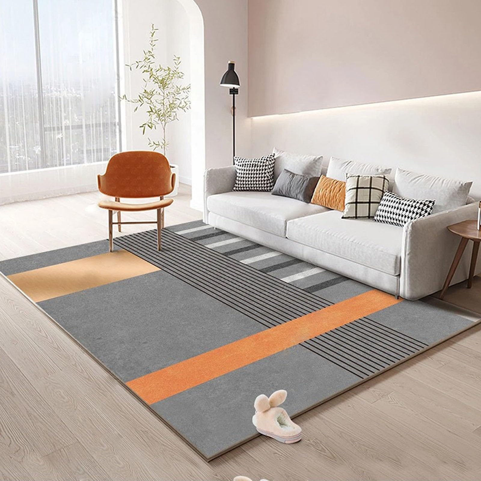 Tapis de décoration 200 x 300 cm moelleux et doux texture douce antidérapante