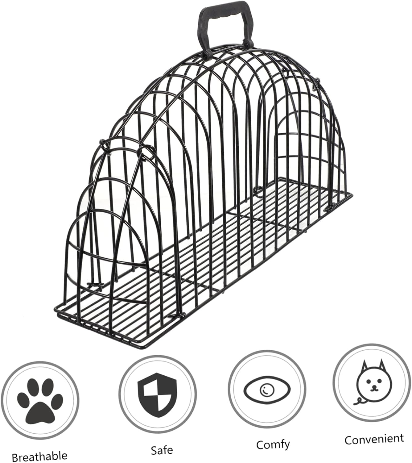 Practical Cat Washing Cage Metal Material Pet Grooming Tool Kitten Nail Trimming Lightweight Portable