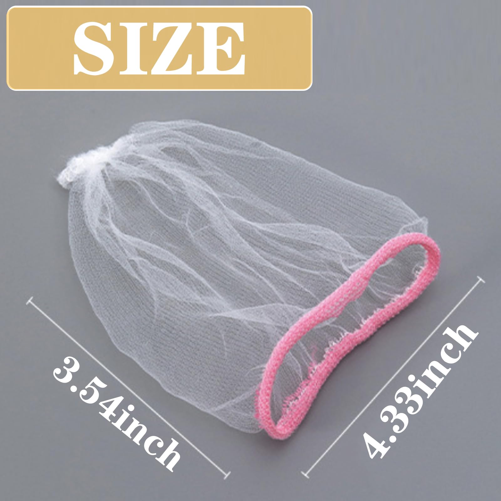 Maxdot Einweg-Siebbeutel Für Abfluss – 500 Stück, 10,2 Cm, Weiß, Aus Polyester