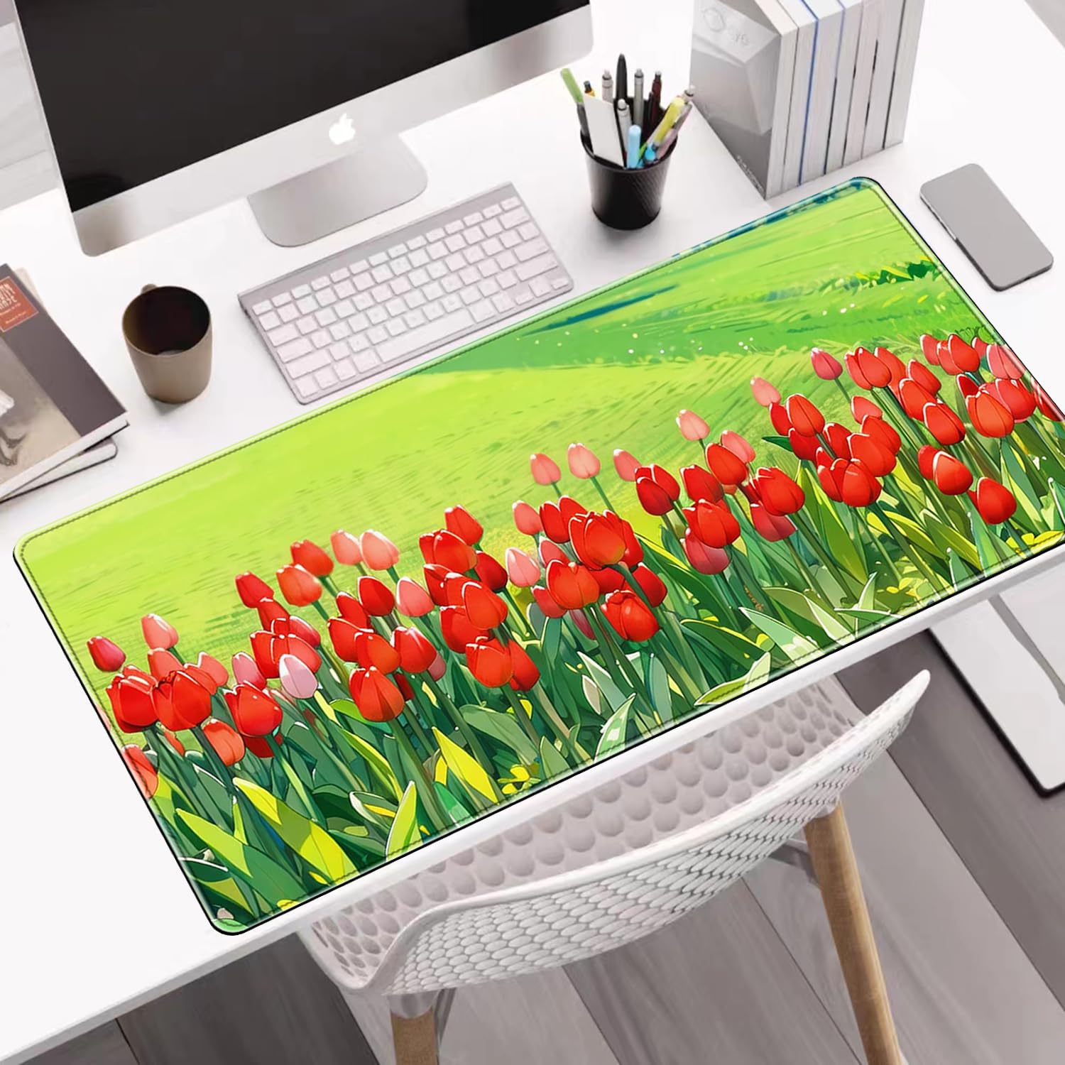 XXL Schreibtischunterlage Für Pflanzen-Liebhaber – 80x40 Cm, Mauspad, Rutschfest, ästhetisch