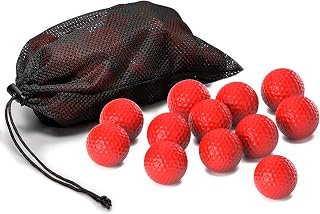 Jaya Foam Golf Practice Balls, 12 Pack or 32 Pack, Realistic Feel and Limited Flight, Soft for Indoor or Outdoor Training