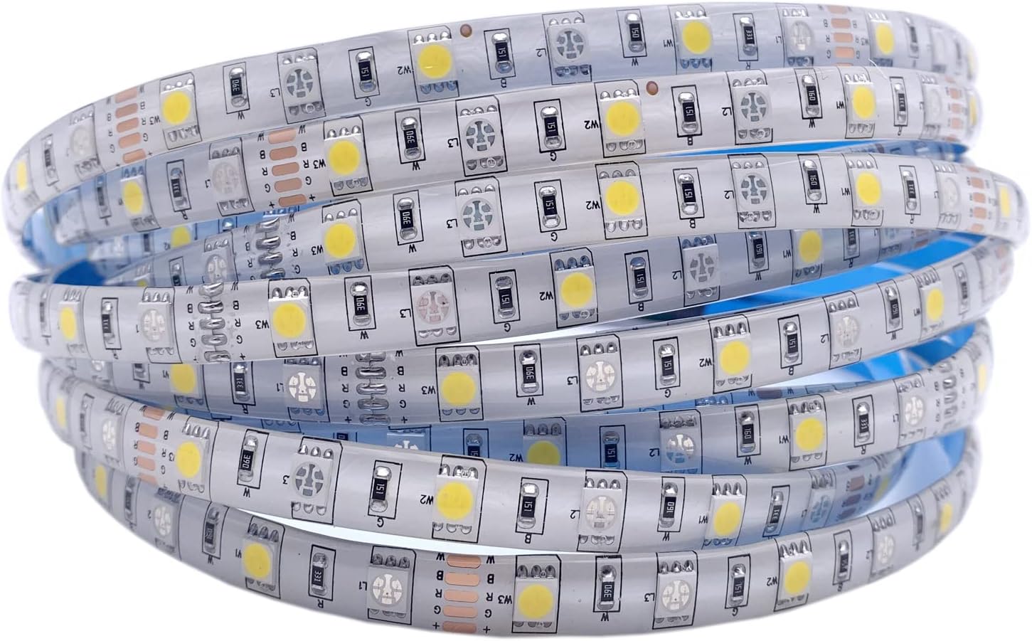 SMD 5050 RGB RGBW RGBWW LED Strip Waterproof 5M 300LED DC 12V 24V White Warm White Fita LED Light Strips Flexible (IP65 Waterproof, 24V RGBWW)