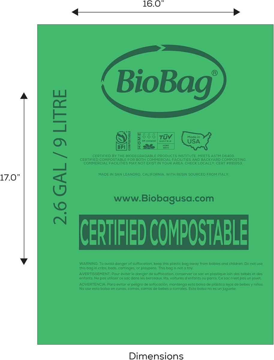 BioBag (USA) The Original Compostable Bag view 3