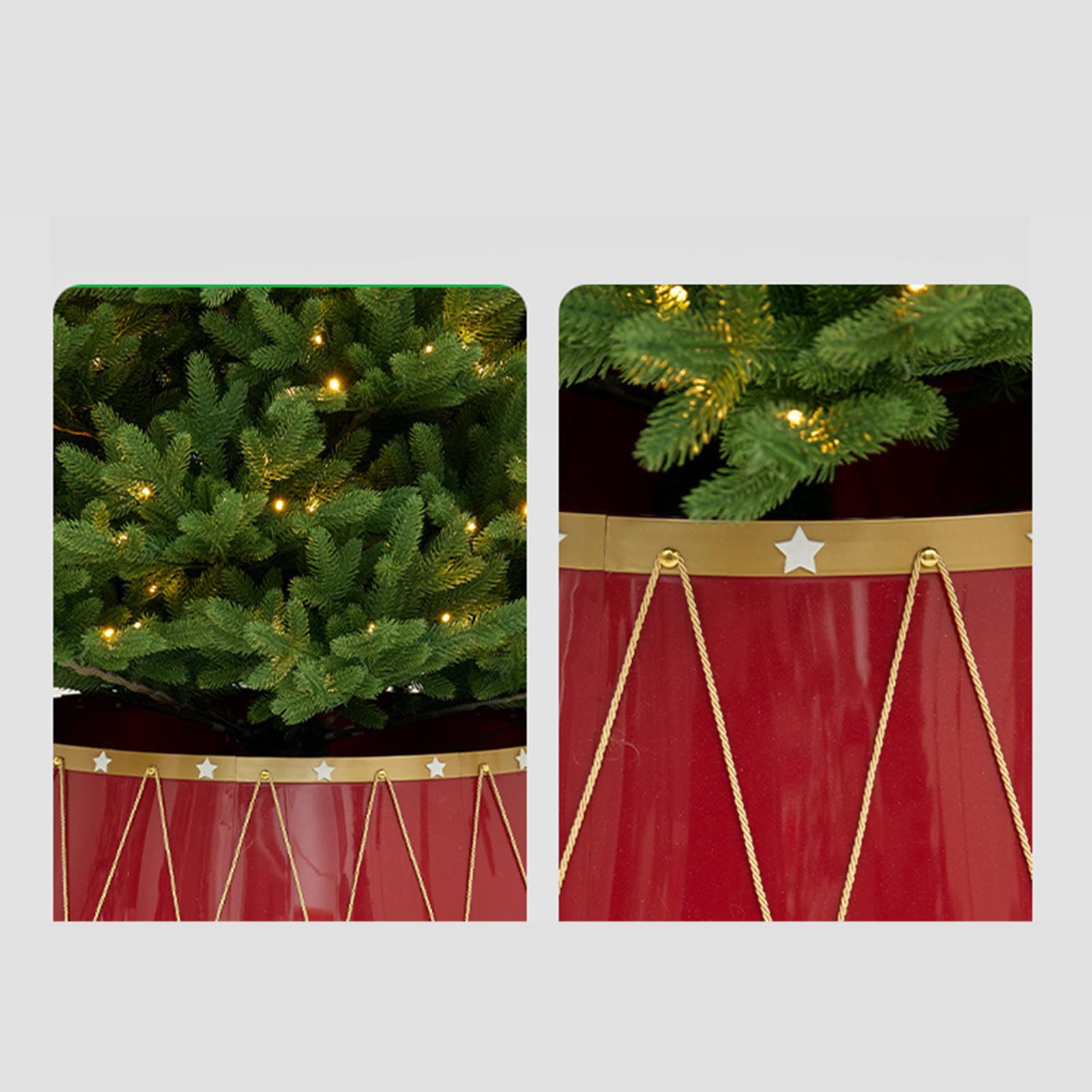 Copertura per Base 'Albero di Natale Cerchio Decorativo per Albero di | Decorazione Casa per Interni Esterni Soggiorno Giardino Patio e Porticato