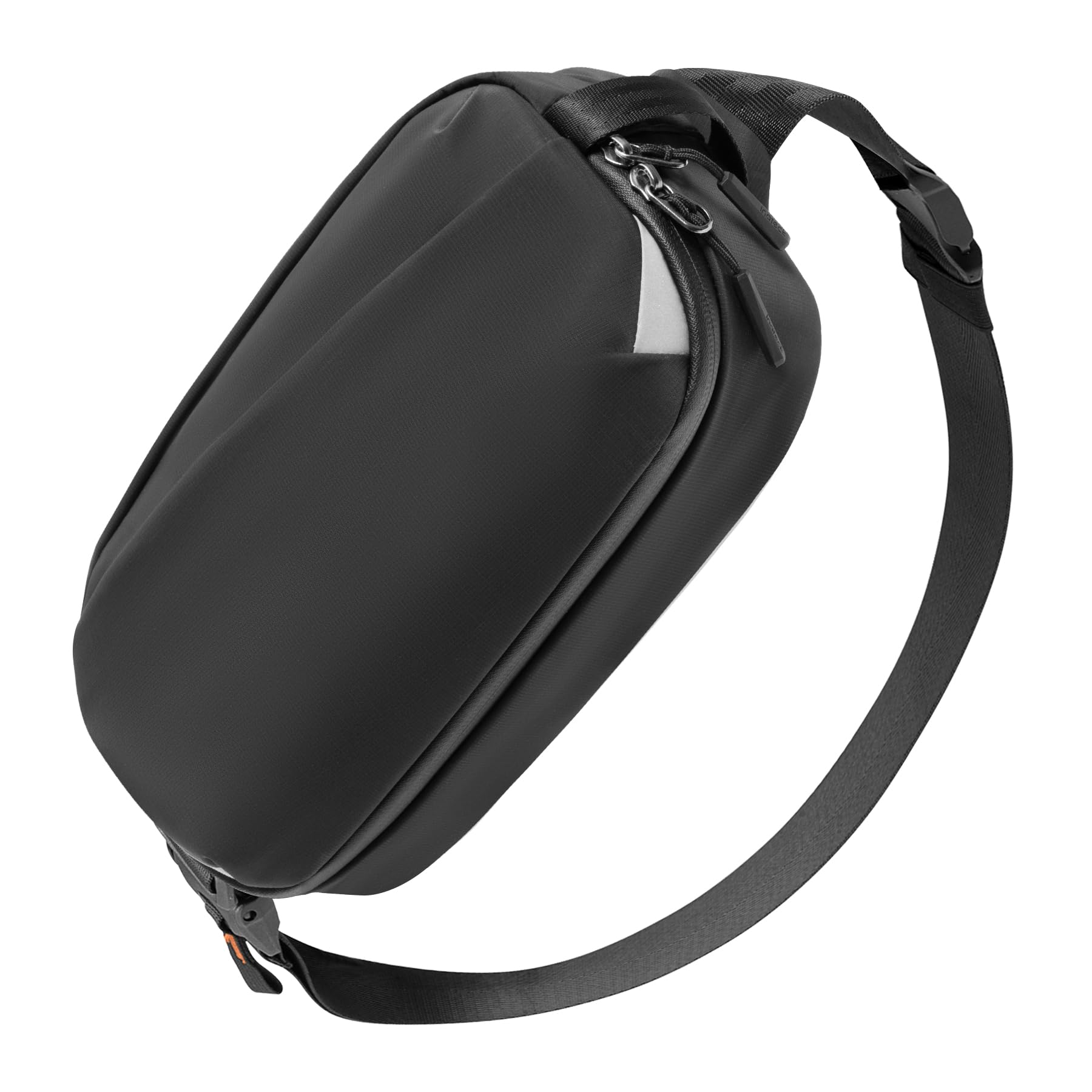 Inateck Sling Bag X-Pro, Erweiterbarer Umhängetasche Herren mit Verstellbarem Schultergurt, Spritzwassergeschützt Schultertasche Bauchtasche Crossbody Bag für Reisen, Radfahren, Arbeit, Sport