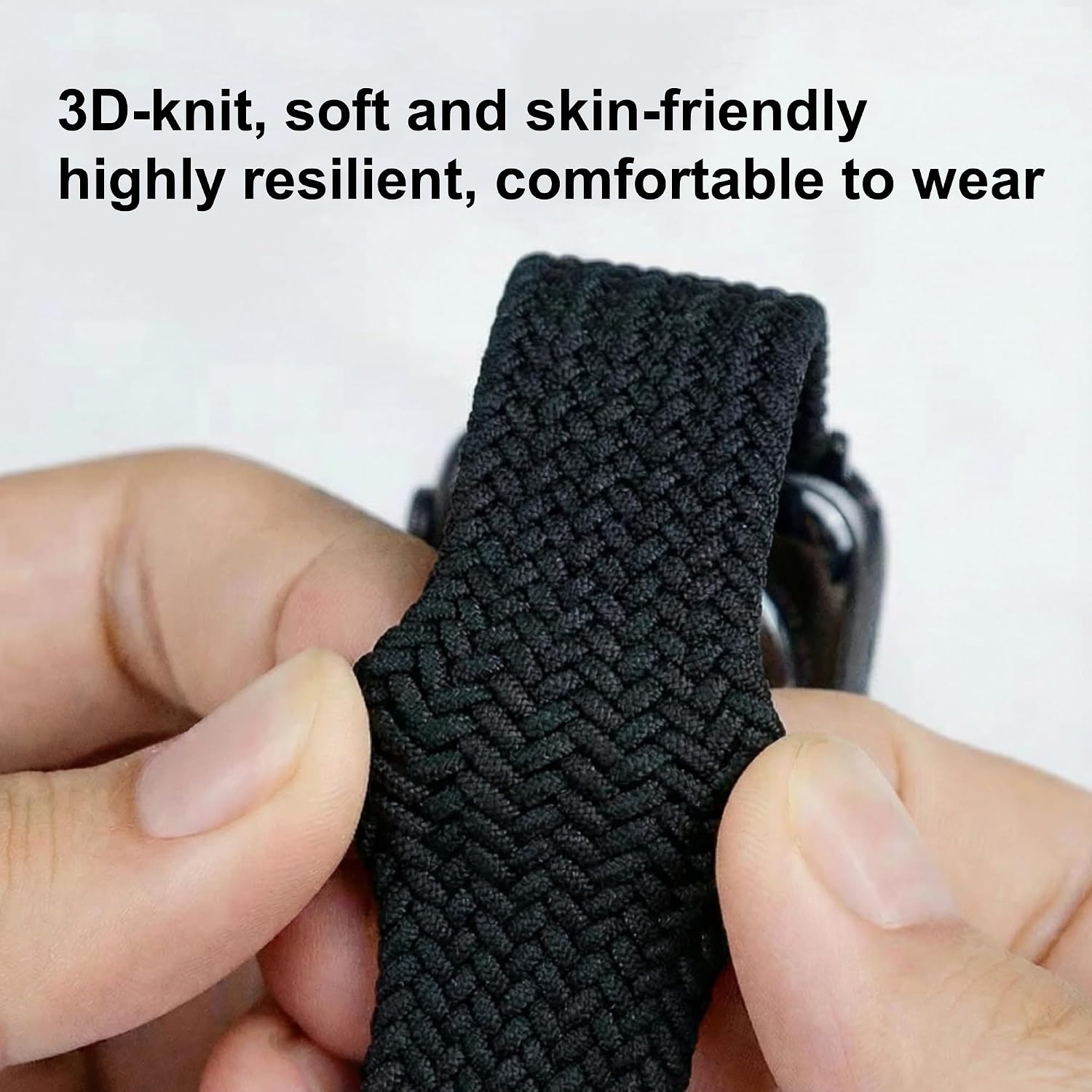 Woven Nylon Strap with Full Coverage Case for Whoop 5.0/4.0, Matte Finish Enclosure and Magnetic Clasp, Breathable Sport Band Replacement Kit