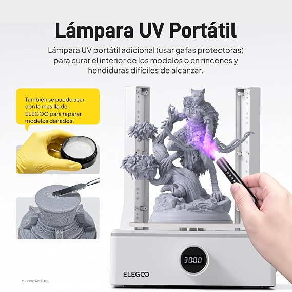 ELEGOO Saturn 4 Ultra 16K Resin 3D Printer and ELEGOO Mercury XS Bundle with Separate Wash and Cure Station