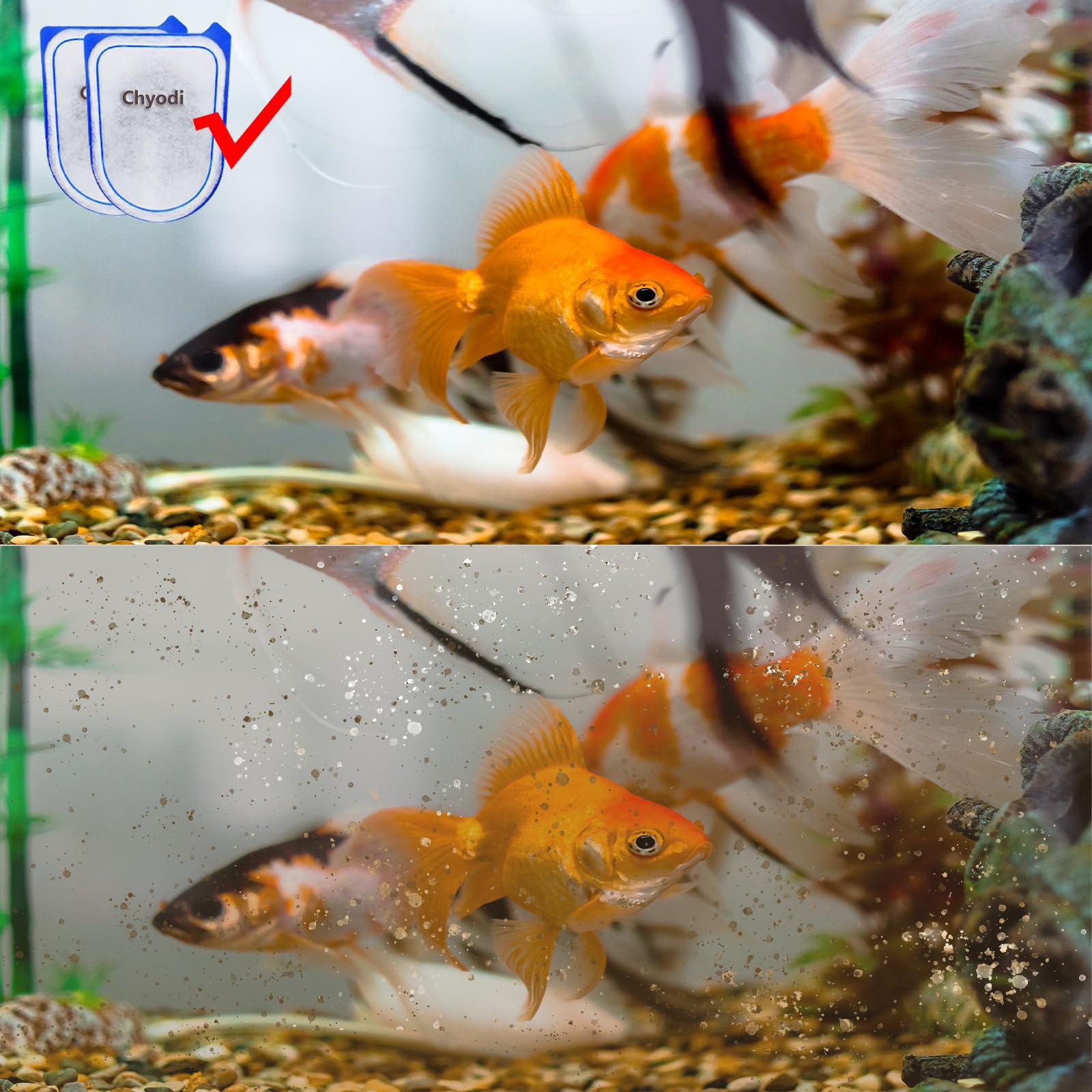 10 cartuchos de filtros de tanque de peces EX30/EX45/EX70, cartuchos de filtro de repuesto para acuarios
