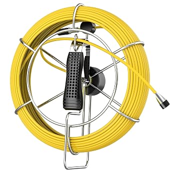 Sewer Cameras Replacement Cable,30m Yellow Cable for Anysun,HBUDS