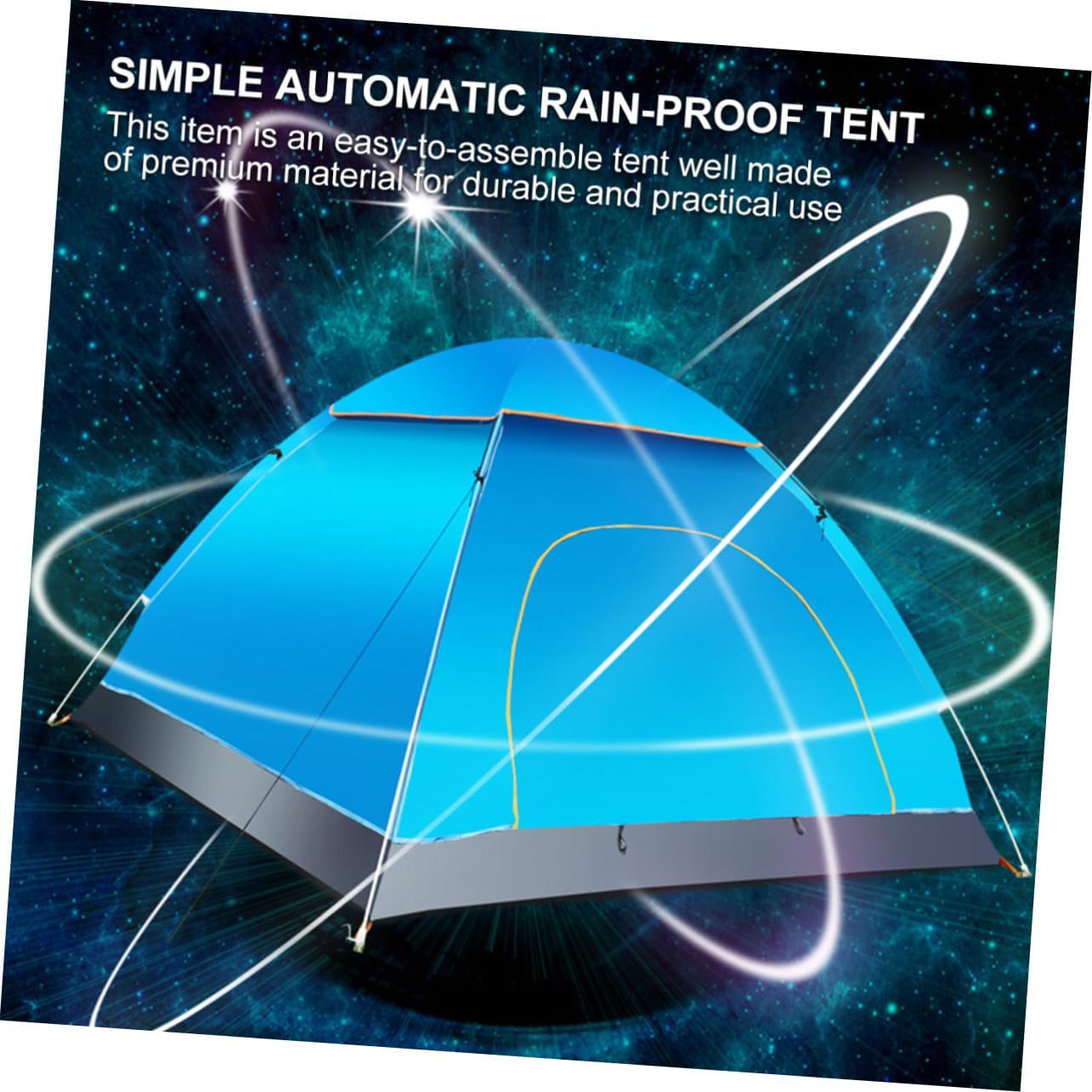 SUPVOX Portable Rainproof Beach Tent for People Lightweight Outdoor Canopy Shelter Easy Setup for Camping Fishing Hiking and Outdoor Activities
