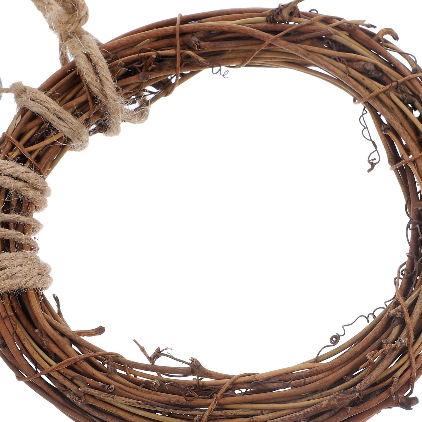 Uonlytech 4 Stück Vintage Windspiel aus Rattan und Holz mit Stern und Mondmotiv Dekoratives Windspiel für Tür Klarer und Süßer Klang Gartendekoration