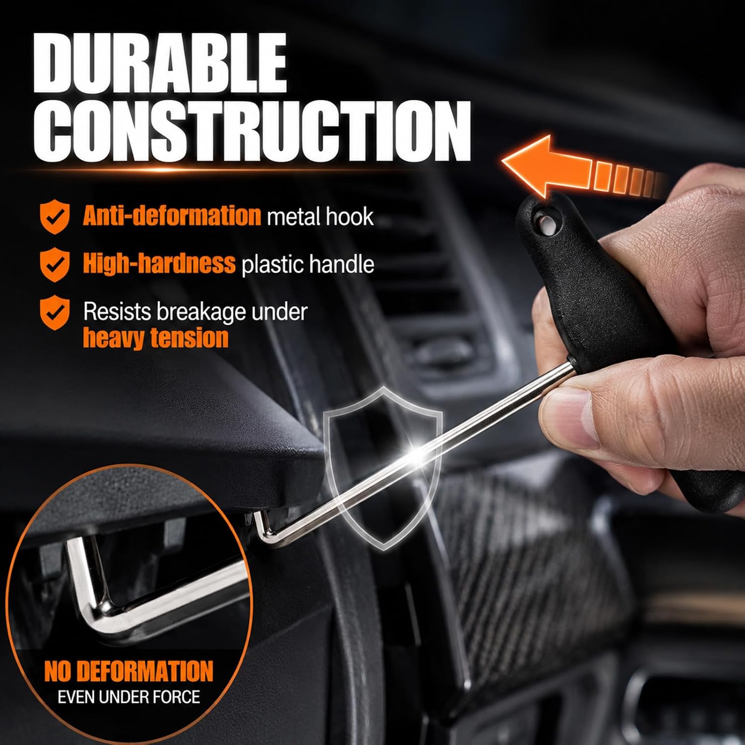 Car Air Vent Removal Hook, Dashboard Trim Puller, 2 Pack