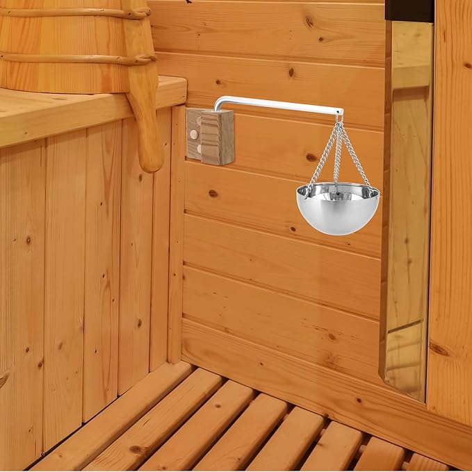 Difusor de Aromas QWORK para Sauna con Tazón de 500 ML y Brazo Oscilante miniatura 2