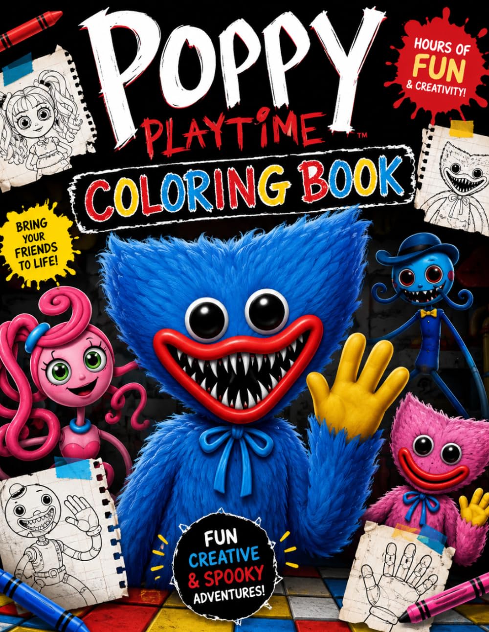 The Poppy Coloring Book: 70+ Spooky and Fun Coloring Adventures