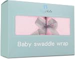 BlueMello Couverture bébé Swaddle , ultra-soft en peluche essentielle pour les nourrissons 0-6 mois , recevoir Swadboard Wrap Pink , le registre idéal des nouveaux-nés et accessoires pour les enfants