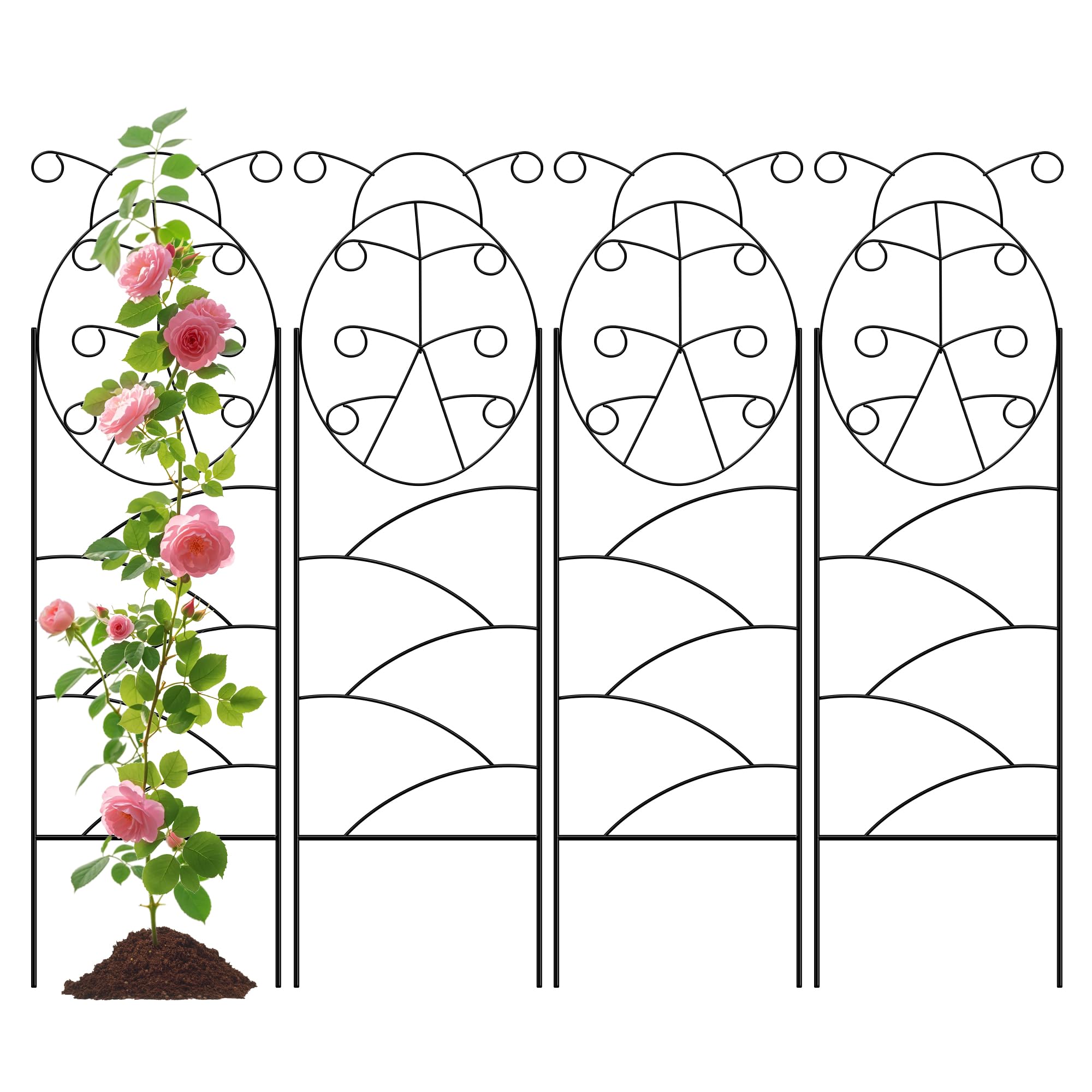 Amazon.com : ARIFARO Garden Trellis 56″ H x16″ W (Pack of 4