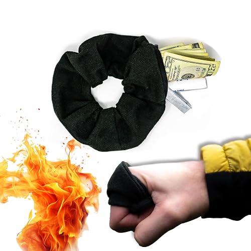 Tactical Scrunchie™ - Hair Tie - Hidden Zipper Pocket, Scrunchies