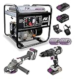 AX TECH COMBO 70/130A, 110V/60Hz, 7HP, 1000W, DIRECT CURRENT MOTOR WELDER WITH WIRELESS TOOL KIT