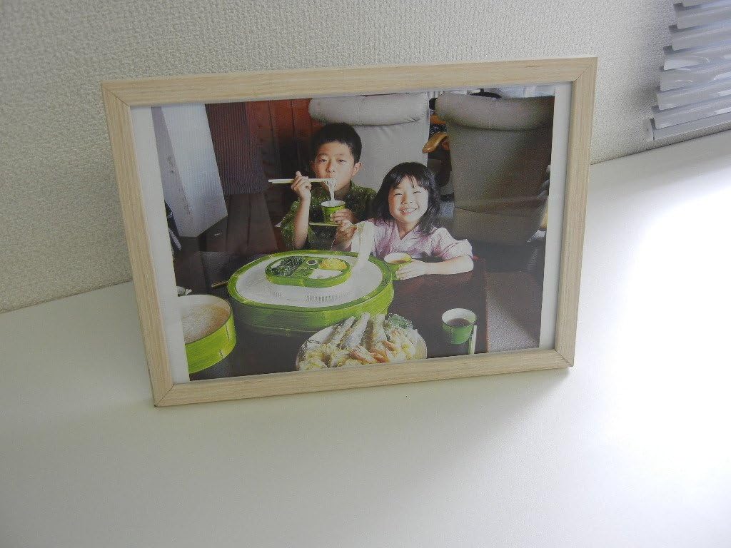 ユーパワー Yu-Power Photo Frame Natural White Photo Size: A4 Size (8.3 x 11.7 inches (210 x 297 mm)