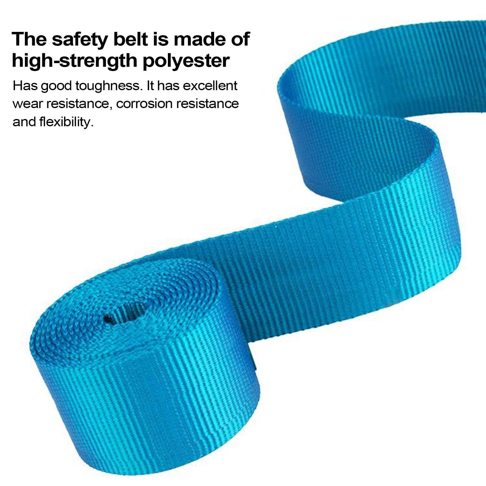 Imbracatura anticaduta: cintura di sicurezza regolabile a 5 punti, attrezzatura da arrampicata per costruzioni pesanti, comodo supporto per vita e gambe | Ideale per coperture, lavori su torri, arramp