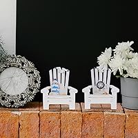 Vista 2 de Alipis Decoración del hogar, decoración del hogar, decoración del hogar, decoración del hogar, mini silla de playa, silla de madera, adorno náutico