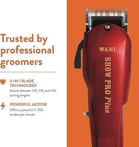 Miniatura 6 de WAHL Kit de cortadora y aseo equino profesional Animal Show Pro Plus 9482-700