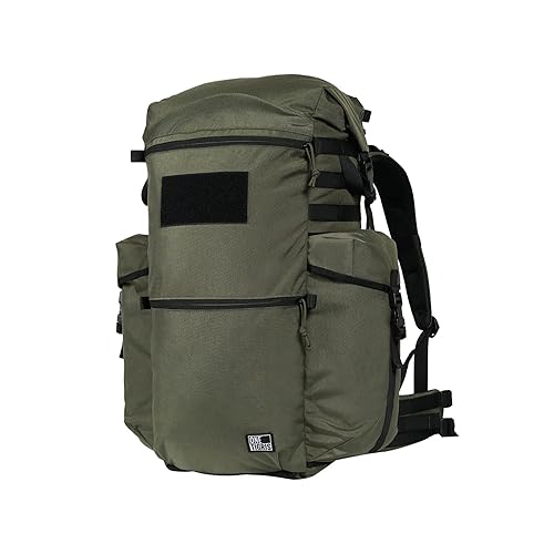 OneTigris WILD ROCKET 45L Backpack - Durable 500D Cordura Nylon ALICE Pack, Hiking Daypack for Outdoor Adventures - Ranger Green