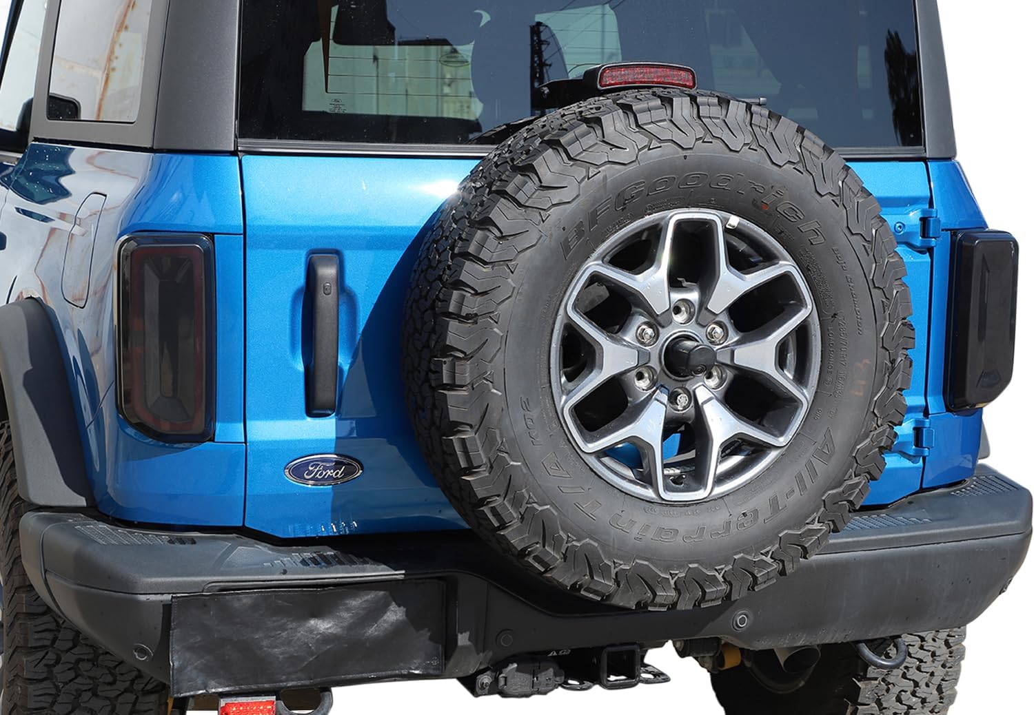 Smoked Tail Light Cover Rear Taillight Guards Lamp Protector for Ford Bronco 2021 2022 2023 2024 2025 Exterior Accessories