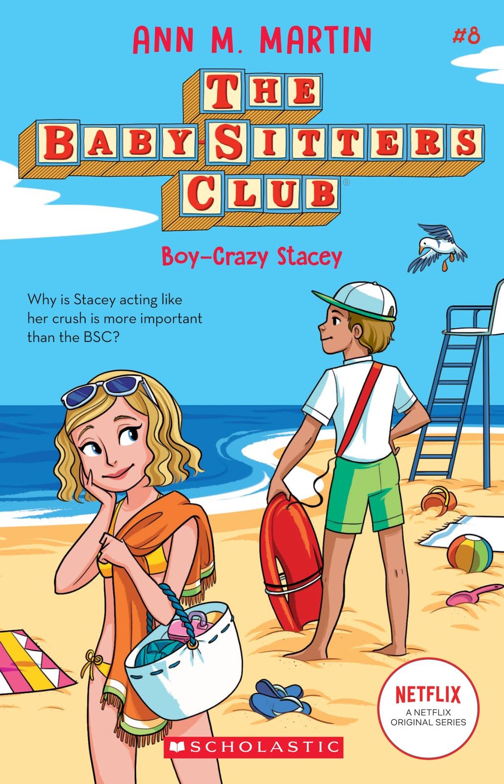 Ann M. Martin The Babysitters Club #8: Boy-Crazed Stacey Paperback Book
