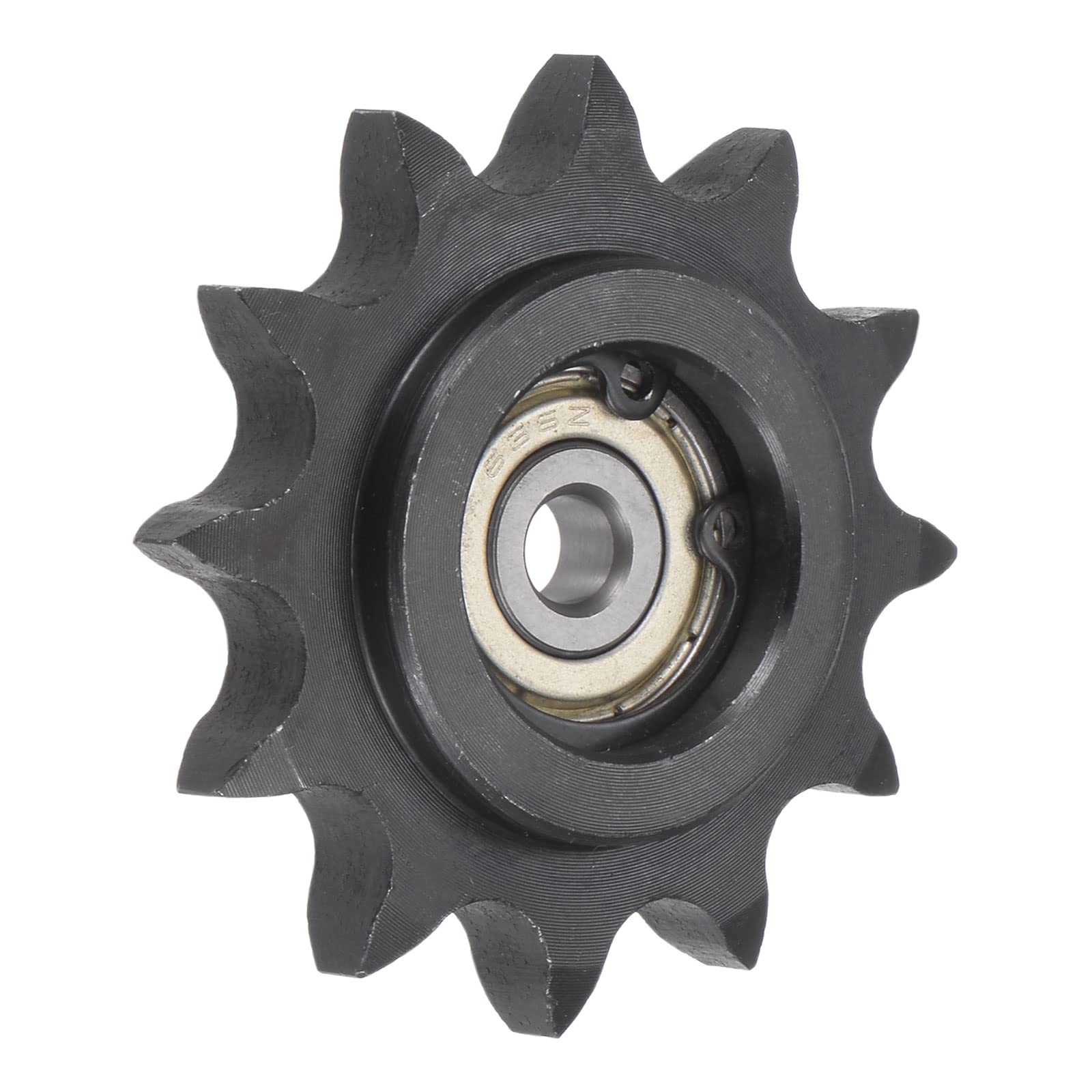 Pignon #40 en acier C45 oxyde noir durable pour axe 6mm