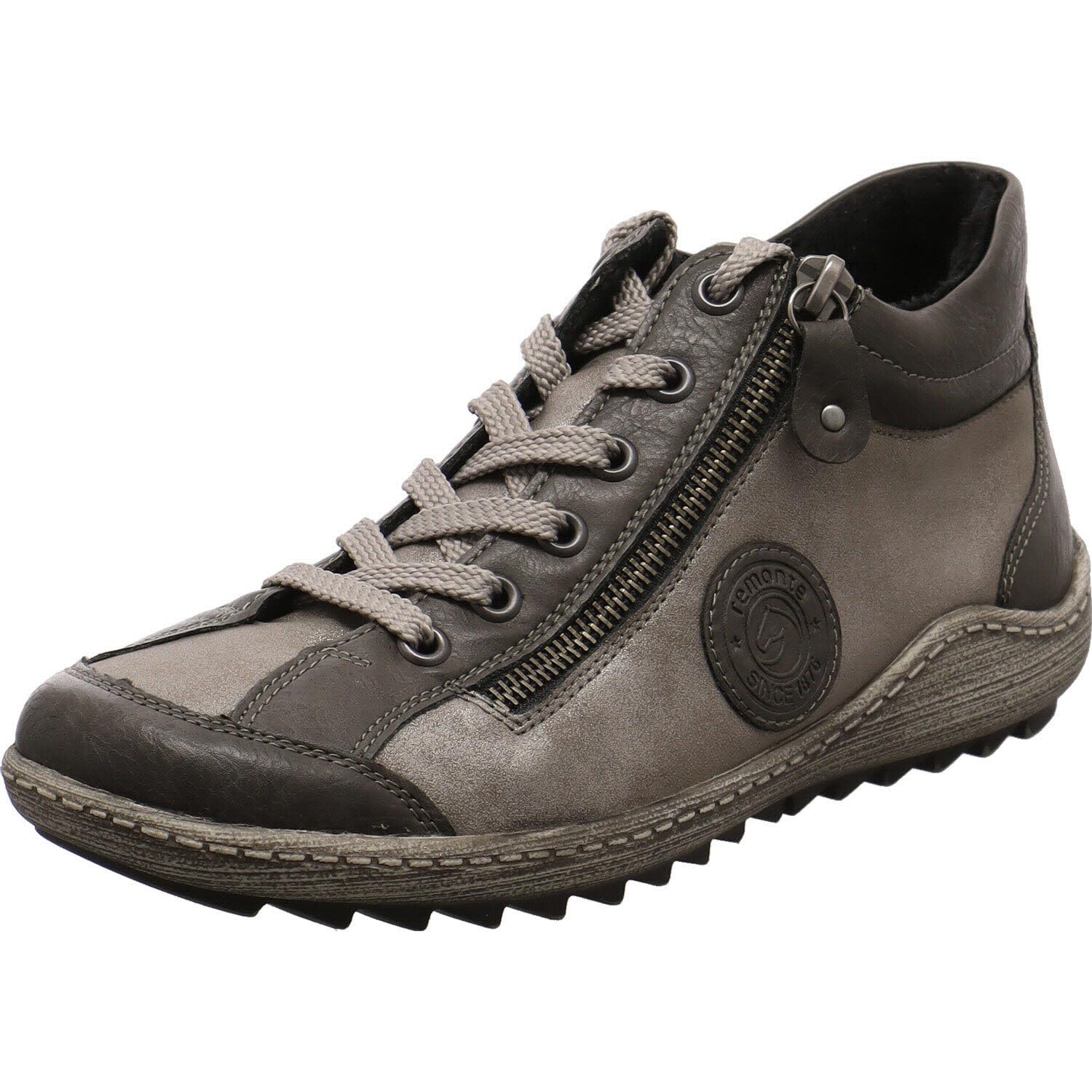 Remonte Women's Low-Top Trainers R1477, Women's Low Shoes, Loose Insole, Grey 16, 5 UK