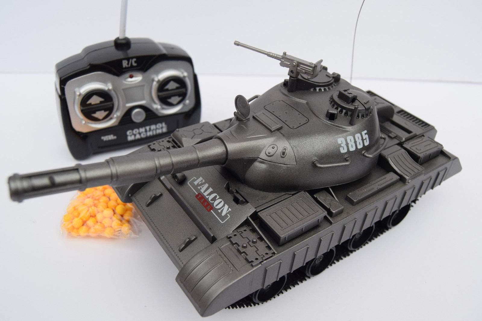 Radio Remote Control Military Falcon Rc BB Tank Bullet Shooting Tank
