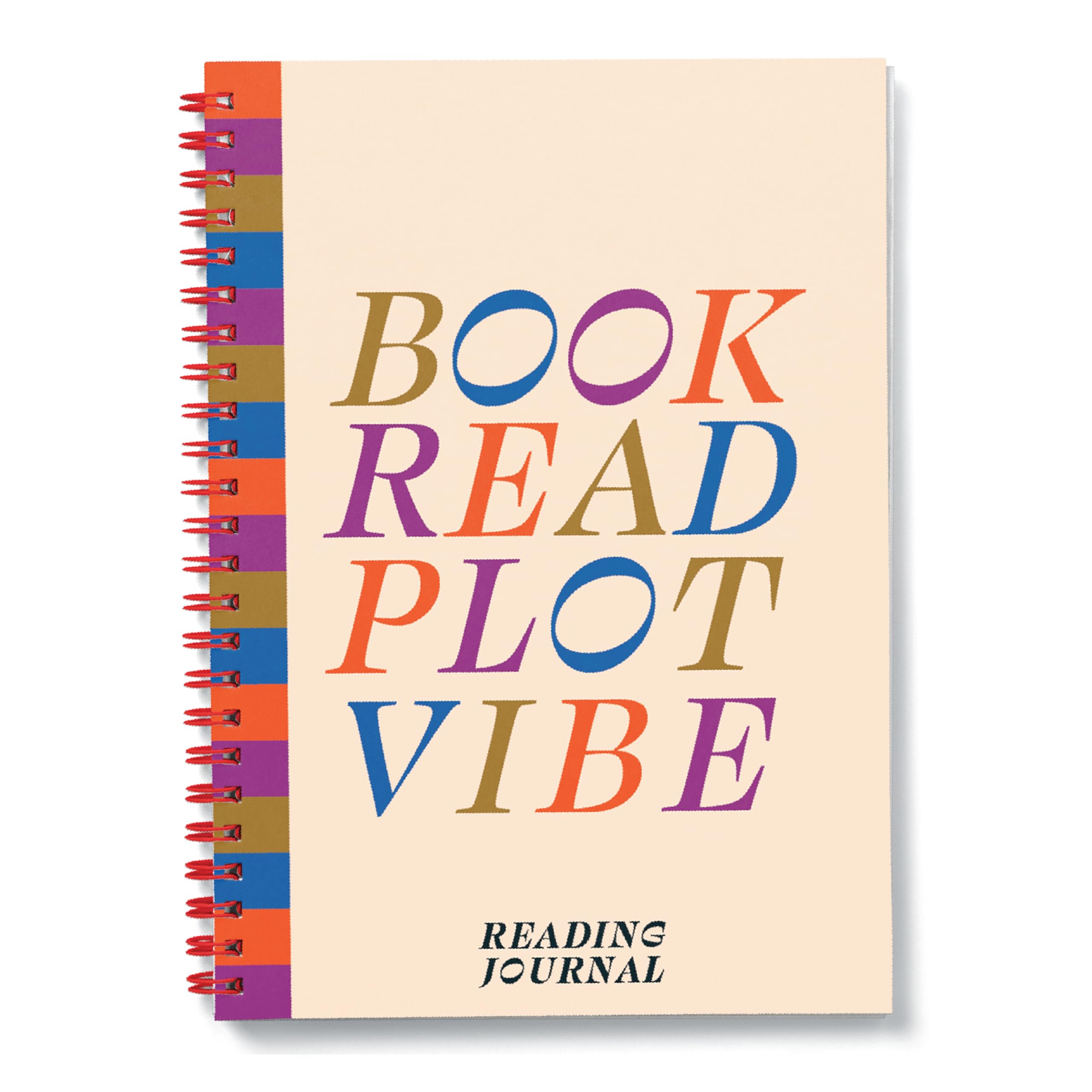 Good Tuesday, A5 Hardback Reading Journal with 104 Coloured Pages. Includes a Yearly Overview, Wishlist & Daily Reading Log