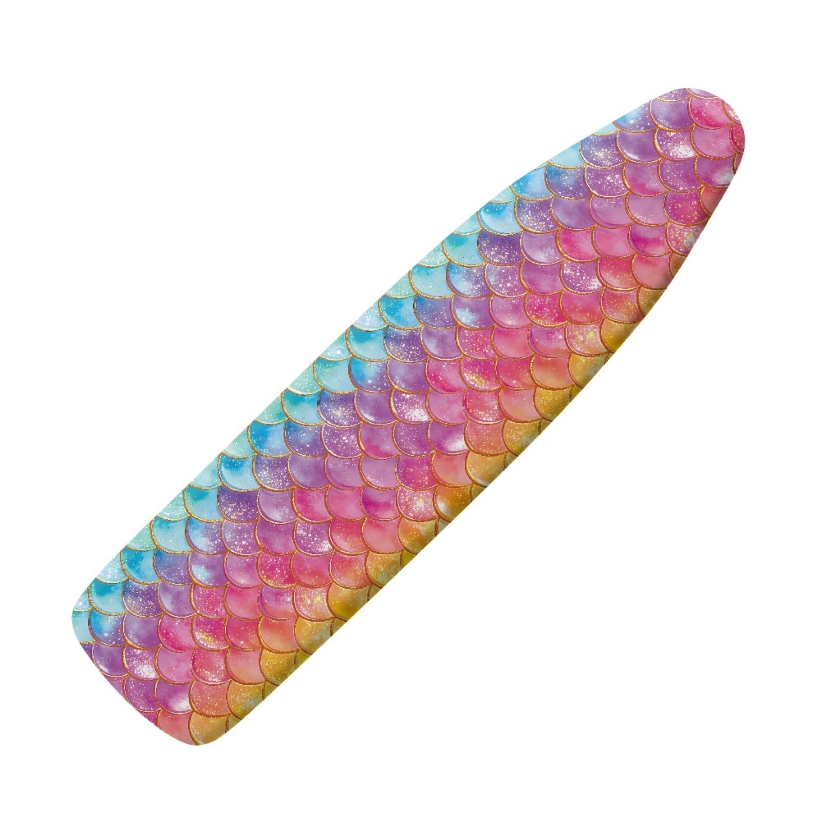 Elasticated Ironing Board Covers 125 X 45 Pink And Yellow Universal iron board covers and Padding,Adjustable Fastener,Durable,Washable,Easy to Install,Slip-resistant and heat-resistan