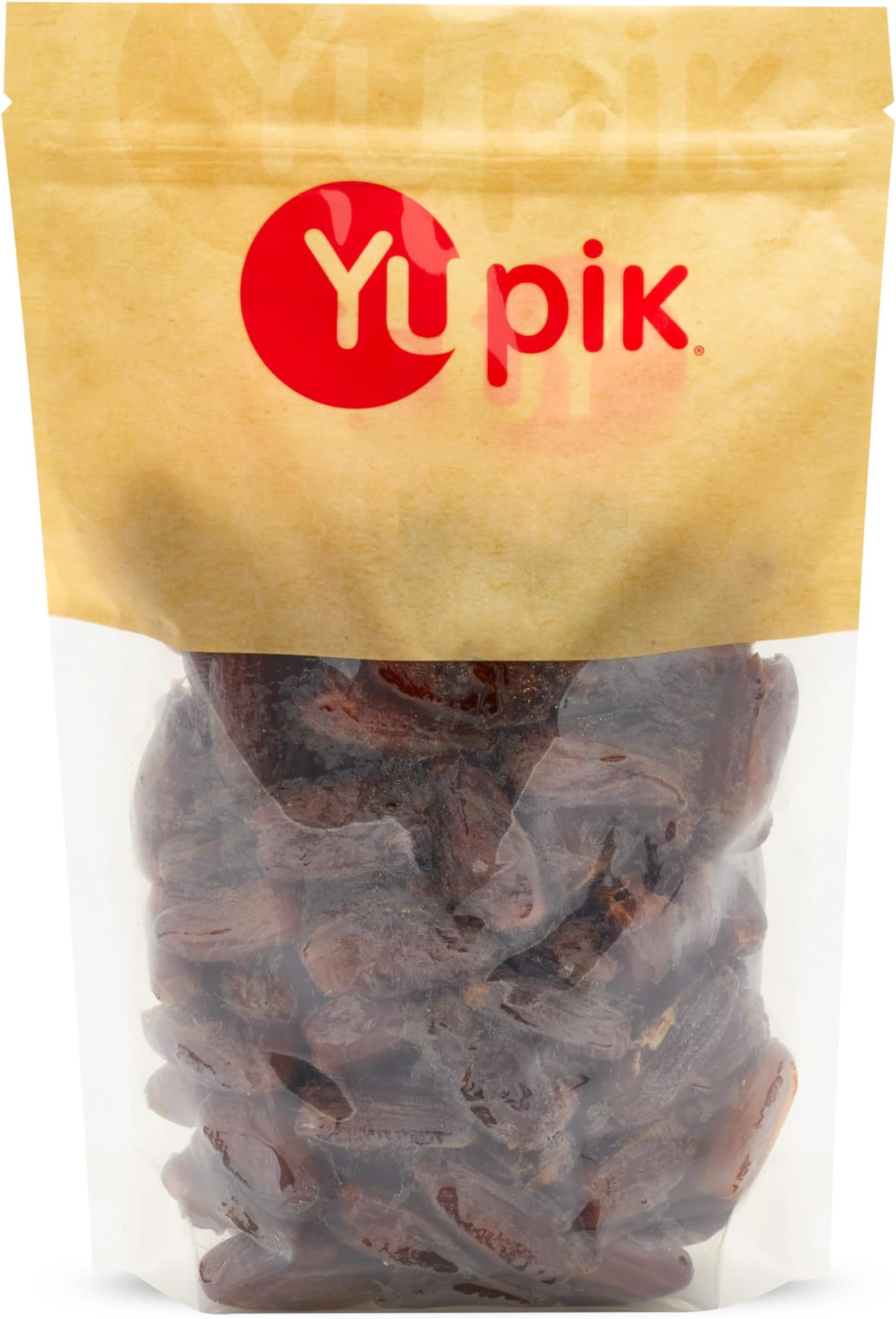 Yupik Deglet Nour Pitted Dates, 2.2 lb (35.2 oz), Whole Dried Fruits, No Pits, No Added Sugar, Cholesterol-free, Source of Fiber, Healthy Snacks, Ideal for Baking, Topping & Blended Drinks