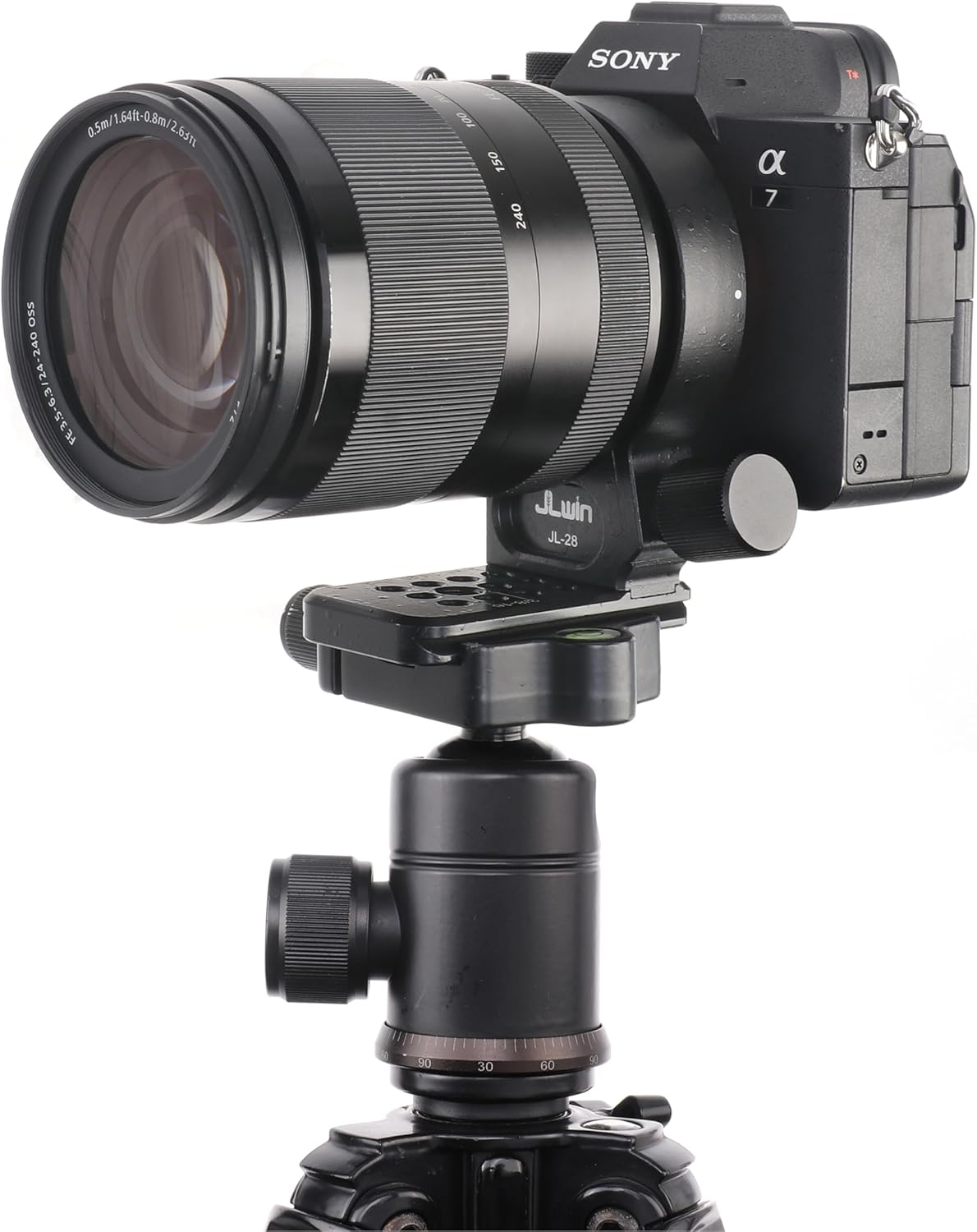 FocusFoto Metal Tripod Collar Mount Ring for Sony FE 24-240mm f/3.5-6.3 OSS Lens, 24-105mm f/4 G OSS, 16-35mm f/2.8 GM, 24-70mm f/2.8 GM, 35mm f/1.4 ZA, FE 28-70mm F3.5-5.6 OSS, E PZ 18-105mm F4 G OSS