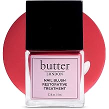 butter LONDON Nail Blush Restorative Strengthener, Tinted Sheer Nail Treatment
