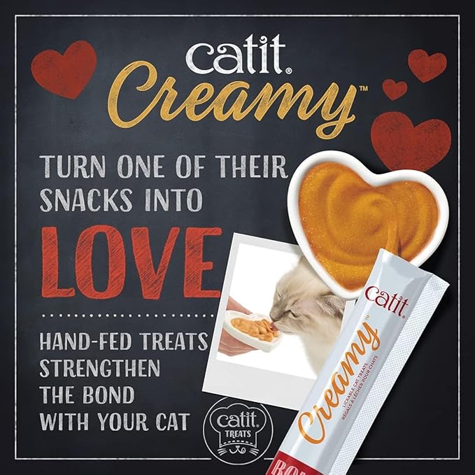 Catit Catit Creamy Lickable Cat Treat - Sabor Surtido - 50 Paq miniatura 3