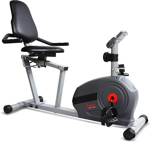 Sunny Health & Fitness Bicicleta reclinada Essential Interactive Series - SF-RB422903