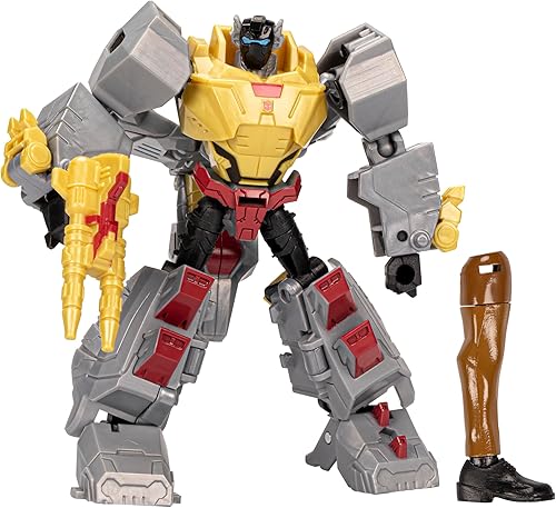 Miniatura 2 de Transformers Toys EarthSpark Deluxe Class Grimlock Figura de acción, 5 pulgadas, juguetes robot para niños a partir de 6 años